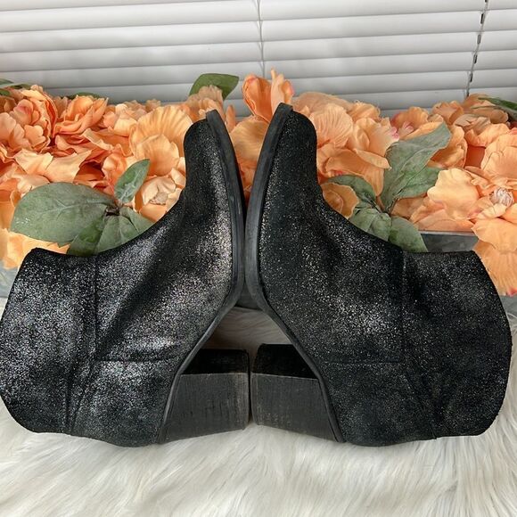 KG by Kurt Geiger Suzie Pewter Silver Metallic Suede Ankle Boots Size - Picture 8 of 13